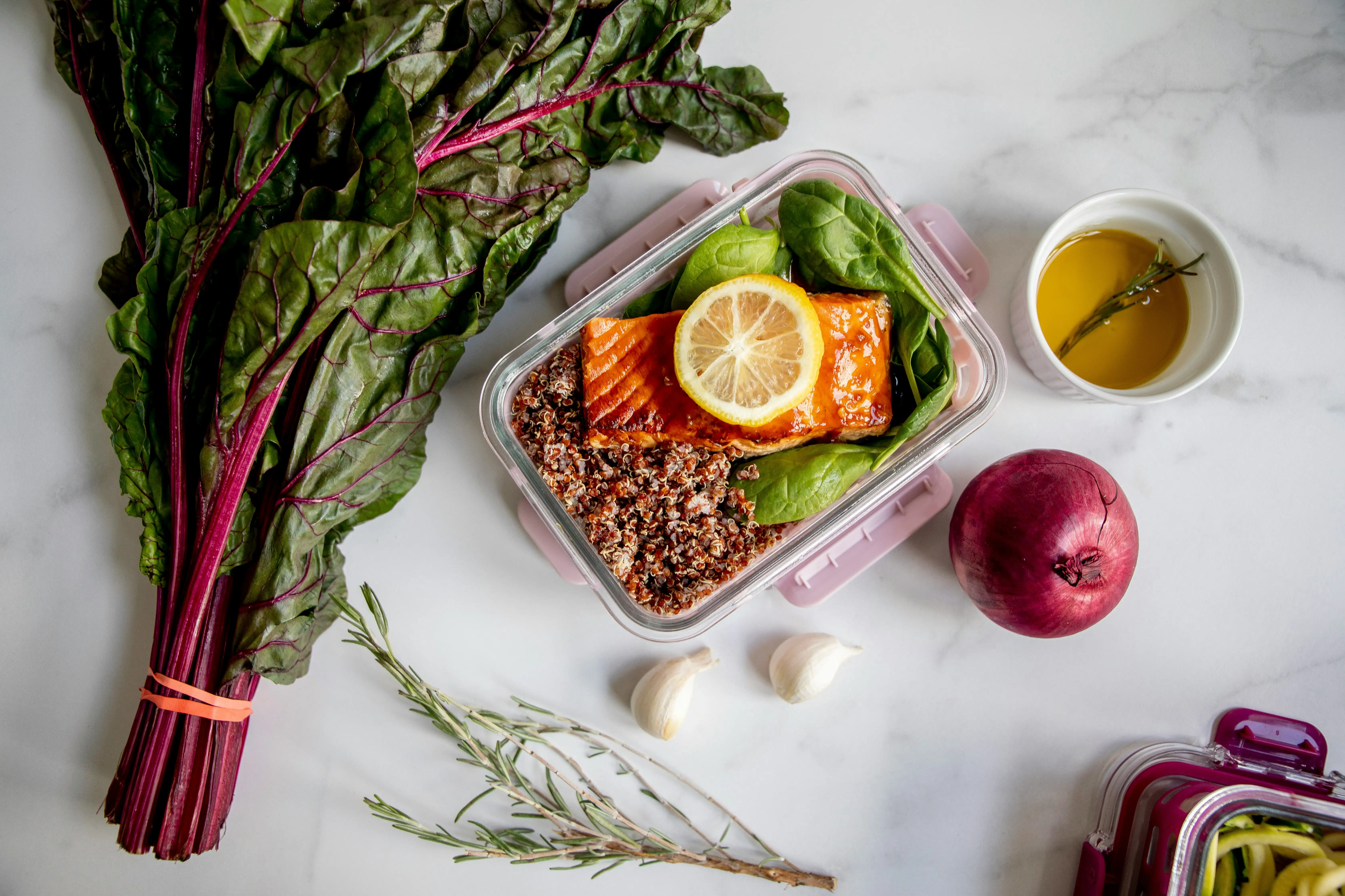 Fresh prepared meals ready to eat